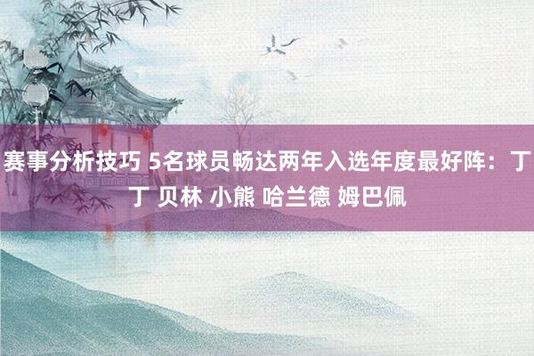 赛事分析技巧 5名球员畅达两年入选年度最好阵：丁丁 贝林 小熊 哈兰德 姆巴佩